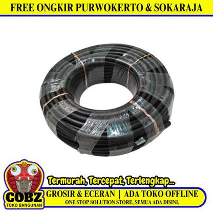 2 INTI x 2.5 MM / TM NYY Tunggal Kabel Tembaga SNI Hitam Meter