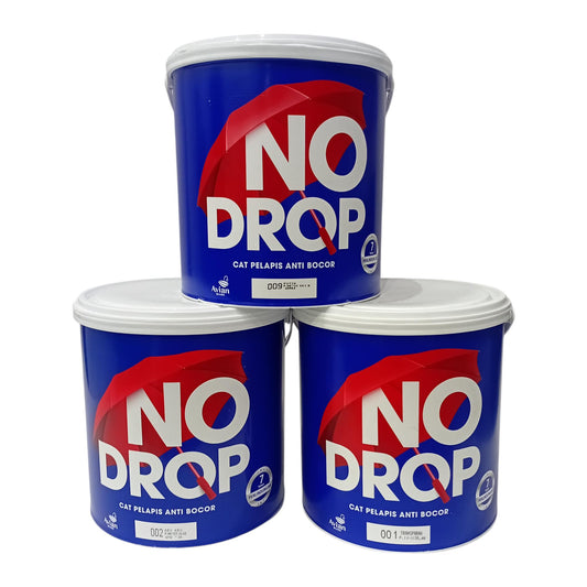 4 KG / NO DROP Cat Pelapis Anti Bocor Waterproofing Paint Galon