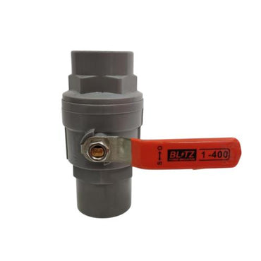 1 IN / BLITZ Stop Kran Polos Ball Valve Engkol Plastik PVC