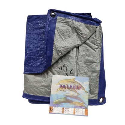 3 M X 5 M / TM A3 Terpal Tarpaulin Tutup Plastik PVC Warna Luar Warna Dalam