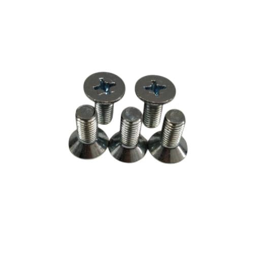 M 8 x 20 MM / TM Baut JF Kepala Rata Plus Putih Biji