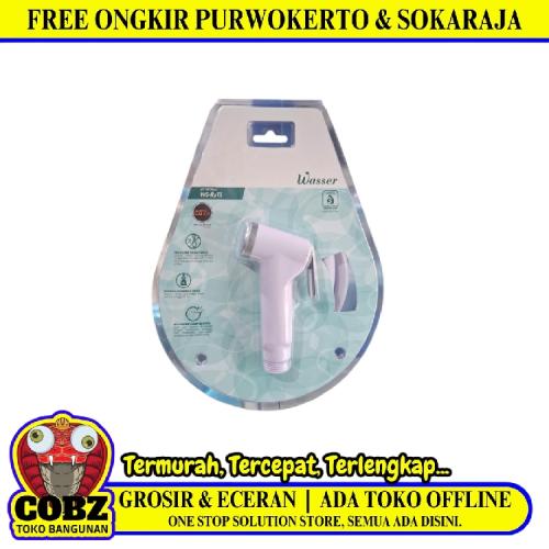 1/2 IN X 120 CM / WASSER WS 89TS Jet Shower Cebok Toilet Plastik PVC Set