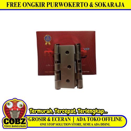3 IN / MORECHI  Engsel Kupu Kupu Pintu Jendela Hinge Stainless Set