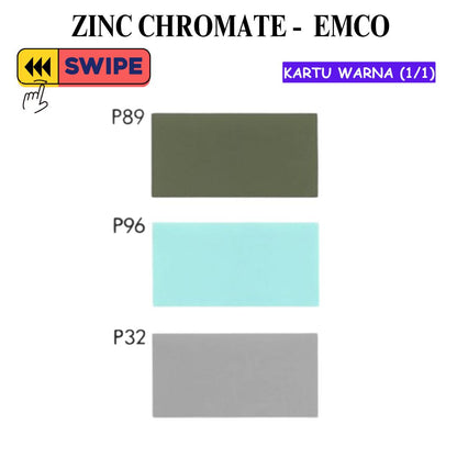 1 KG / EMCO Cat Dasar Meni Besi Anti Karat Zinc Chromate Primer Kaleng