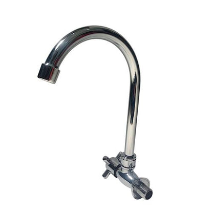 1/2 IN / ONDA V 639 CA Kran Angsa Sink Bak Cuci Piring Tembok Stainless