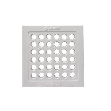 4 IN / ALINCO Saringan Got Plat Floor Drain Plastik PVC Putih