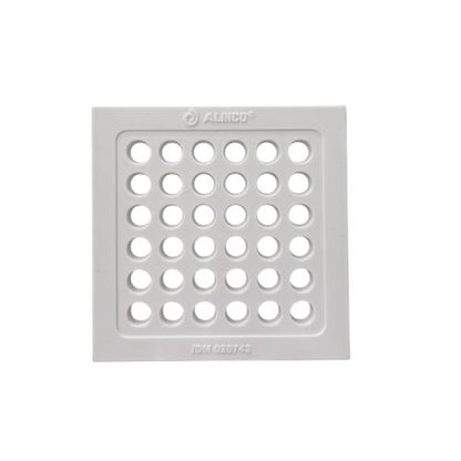 4 IN / ALINCO Saringan Got Plat Floor Drain Plastik PVC Putih