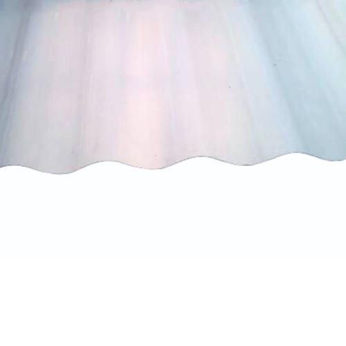 0.6 MM x 80 CM x 180 CM / ECOLITE Seng Gelombang UV Transparan Lembar