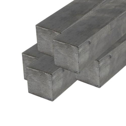 20 MM x 6 M / TM Besi Nako As Kotak Polos Hitam Batang