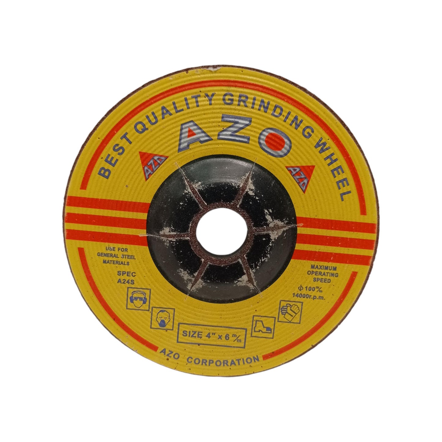 4 IN / AZO Metal Grinding Mata Gerinda Poles Asah Besi