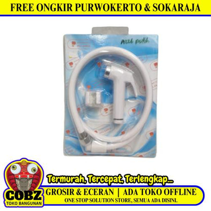 1/2 IN x 120 CM / PILL CARLO Jet Shower Cebok Toilet Plastik PVC Set