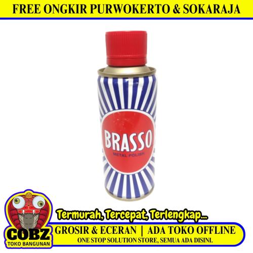 200 ML / BRASSO Cairan Metal Polished Poles Pengkilap Logam Kusam Kaleng
