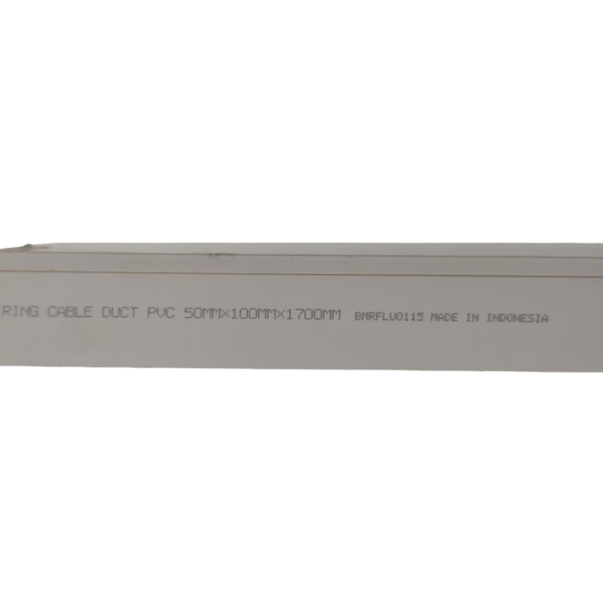50 MM x 100 MM x 1700 MM / NISO Kabel Dak Ducting Trunking Protector Putih Batang
