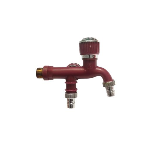 1/2 IN / TOLEDO Kran Air Cabang Double Shower Mesin Cuci PVC