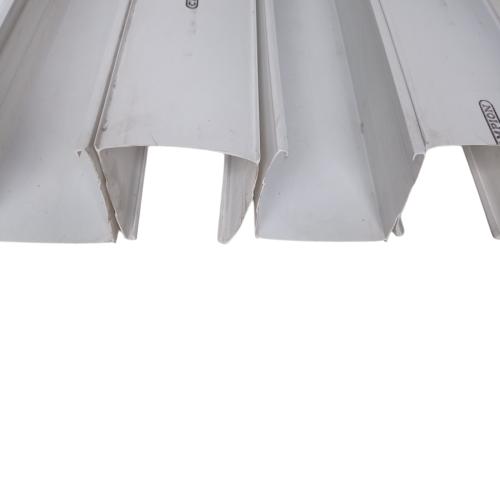 12 CM X 11 CM X 4 M / CHAMPION Talang Kotak Pipa Air Hujan Putih Batang