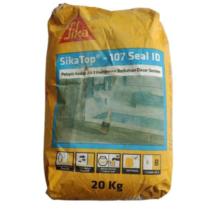 25 KG/ SIKA SIKA TOP 107 SEAL ID  Semen Waterproofing Anti Bocor 2 Komponen Set