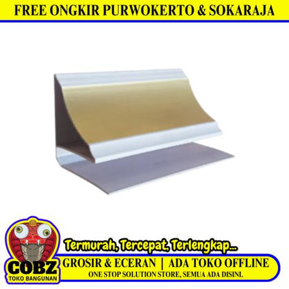 3 CM x 4 CM x 4 M / SHUNDA PLAFON LS-307-1 List Profil U PVC Batang