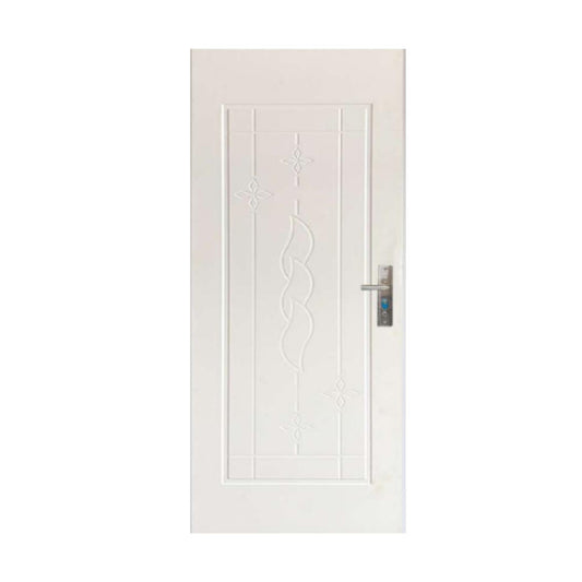 4 CM x 80 CM x 200 CM / FORTRESS METAL 80.04 SINGLE DOOR Pintu Baja White Set