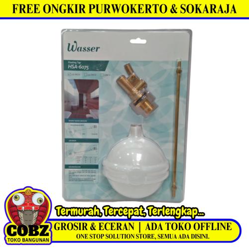 1/2 IN / WASSER HSA - 6075 Floating Valve Pelampung Bola Air Torrent Bahan Set
