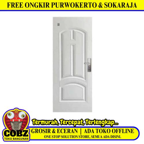 4 CM x 90 CM x 210 CM / FORTRESS URBAN 90.06 SINGLE DOOR Pintu Baja White Set