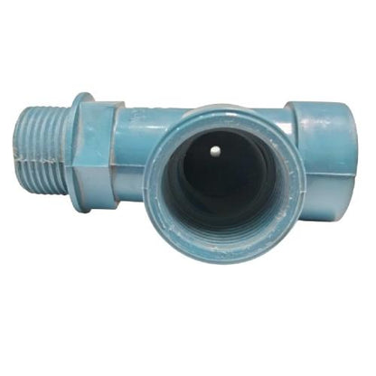 1 IN / TM Tee Pompa Air Cabang 4 Sambungan Tabung Otomatis PVC