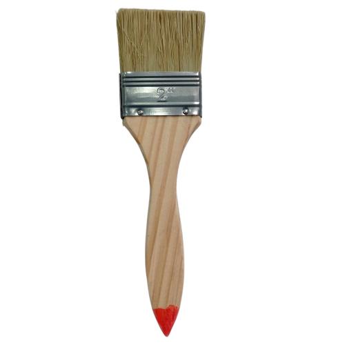 2 IN / WANLY Kuas Cat Tembok Kayu Besi Air Acyrlic Paint Brush