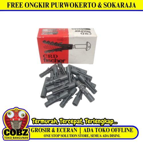 S 12 / CRD Angkur Dinding Dudukan Baut Sekrup Tembok PVC Ecer Dus
