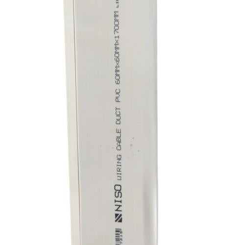 60 MM x 60 MM x 1700 MM / NISO Kabel Dak Ducting Trunking Protector Putih Batang