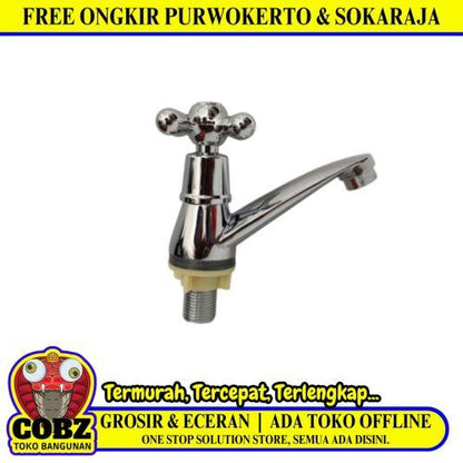 1/2 IN / COBZ KWB-01 Kran Air Sink Wastafel Bak Cuci Piring Stainless