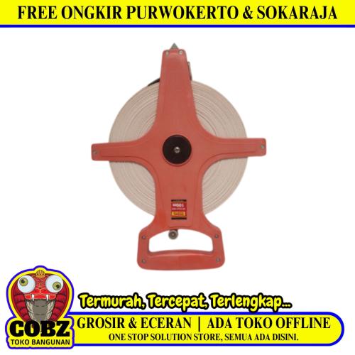 100 M / TOSITA Meteran Tancap Roll Gulung Alat Ukur Measuring Tape Pcs
