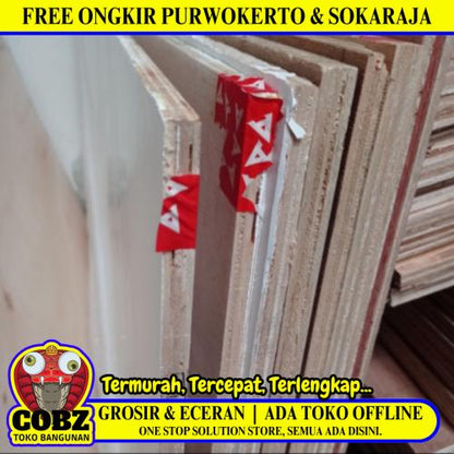 15 MM x 120 CM x 240 CM / NM Triplek Melamin 1 Sisi Permukaan Putih Lembar