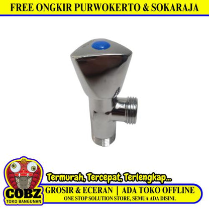 1/2 IN / ONDA IF 071A Stop Kran Air Shower Kloset Monoblok Stainless