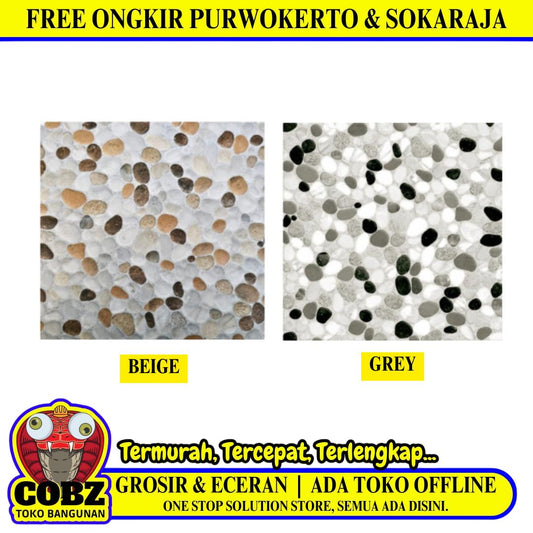 25 CM x 25 CM / UNO NIKKO Keramik Lantai Kamar Mandi Matte Dus