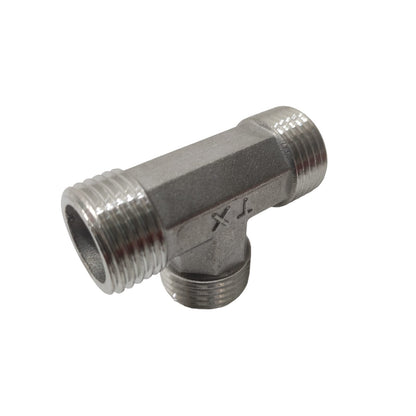 1/2 IN / TM  01 Tee Drat Luar Valve Tee Fitting Pipa Stainless