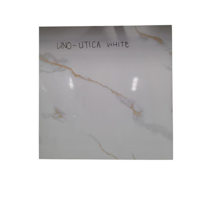 50 CM x 50 CM / UNO UTICA Keramik Lantai Rumah Glossy White Dus