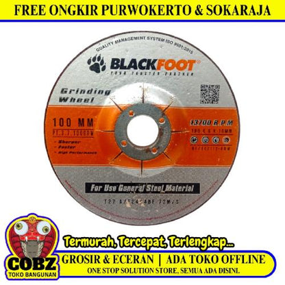 4 IN / BLACKFOOT  Metal Grinding Mata Gerinda Poles Asah Besi
