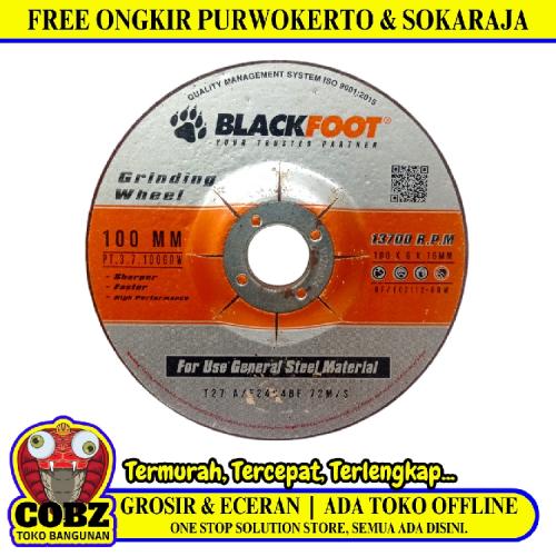 4 IN / BLACKFOOT  Metal Grinding Mata Gerinda Poles Asah Besi