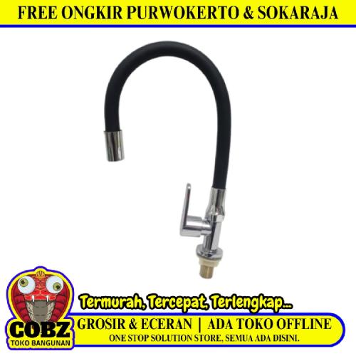 1/2 IN / CORAL 02 Kran Angsa Fleksibel Sink BCP Wastafel Stainless