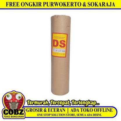 1/2INx1/2IN100CMx25M / DS Kawat Ram Loket Ayakan Pasir Galvanis Roll