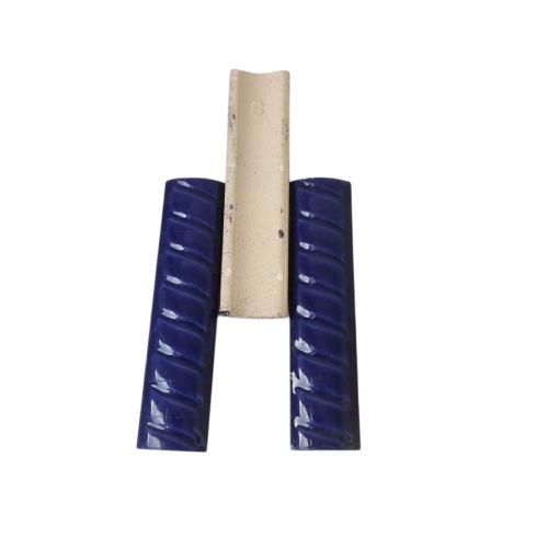 10 CM / NM Kuku Macan Bon Bon Lis Keramik Permukaan Biru Lembar