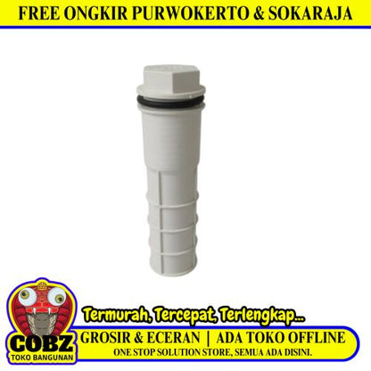 1 IN / GMP Tutup Sumpel Slontong Pembuangan Bak Bahan Putih