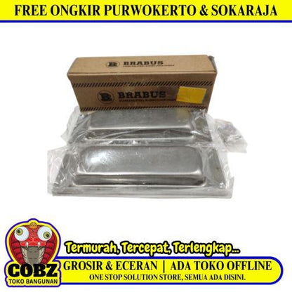 12.5 CM / BRABUS 115 Tarikan Pintu Geser Pegangan Lemari SS Silver
