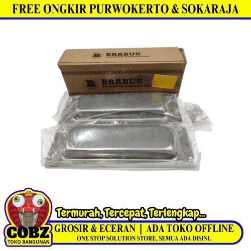 12.5 CM / BRABUS 115 Tarikan Pintu Geser Pegangan Lemari SS Silver