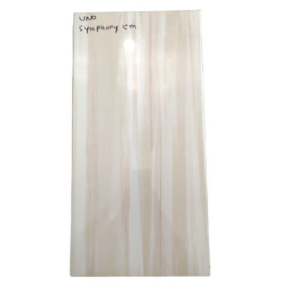25 CM x 50CM / UNO SYMPHONY Keramik Dinding Kamar Mandi Glossy Cream Dus