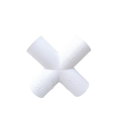 1/2 IN / NAKAMA Tee 4 Way Straight Fitting Pipa Hidroponik PVC Pcs