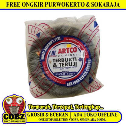 8 IN / ARTCO Roda Ban Luar Gerobak Angkong Sorong Pasir Cor Set