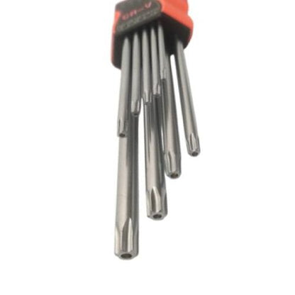 T 10 - T 50 /QTOOLS Kunci L Bintang Torx Key Panjang 9 Pcs Set