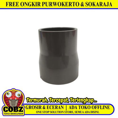 1 1/2 IN X1 1/4 IN / RUCIKA D-IN Increaser Verlop Sok Flock Fitting Pipa PVC