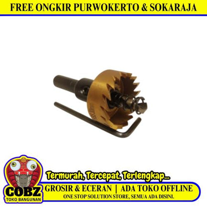 30 MM /TAFFWARE Hole Saw Mata Bor Hidroponik Pelubang Besi Plastik PVC