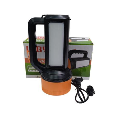 7 WATT + 1 WATT 24 SMD/ LUBY 2675 Senter LED Charge Kabel + Lampu Meja